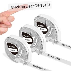 *NEW* 3 pack Phomemo P12 Label Tape Clear Replacement Refill 12mm 0.47